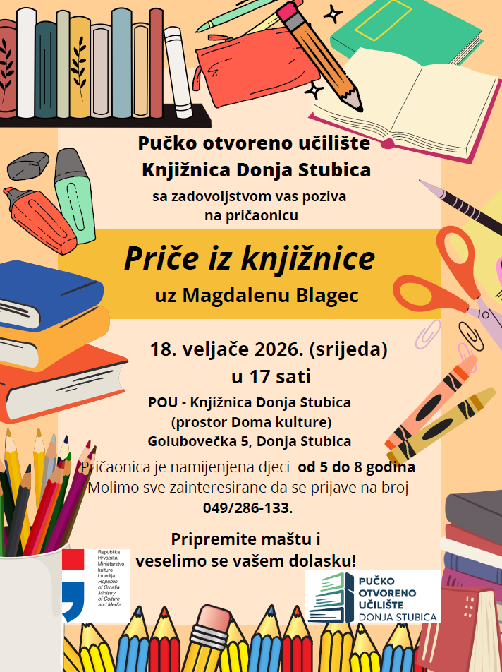 Plakat Priče iz knjižnice 18.02.2026