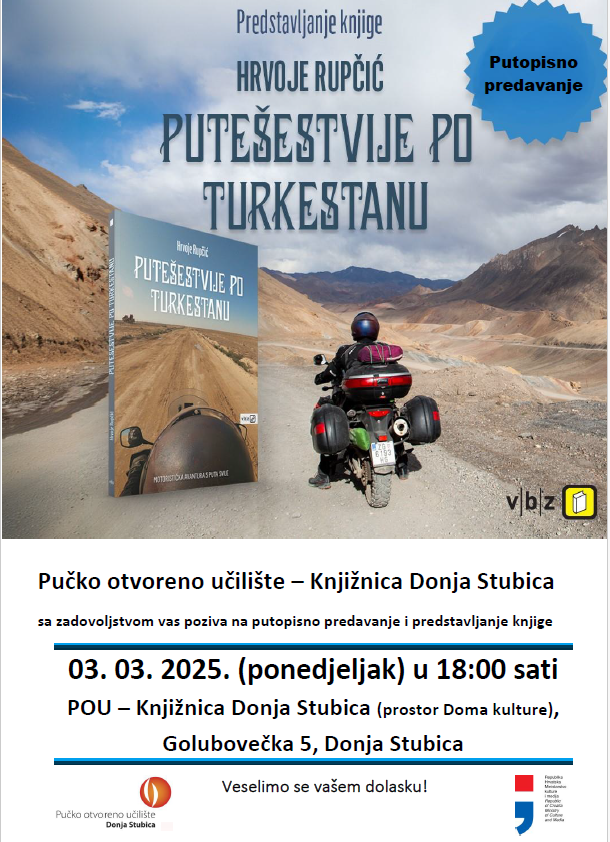 Plakat Putešestvije Hrvoje Rupčić