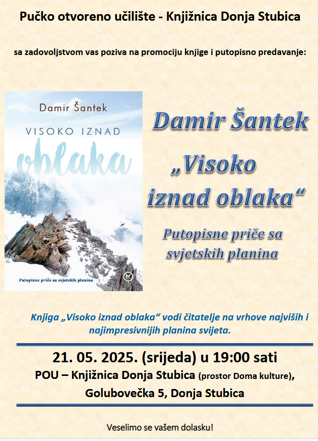 Plakat Šantek 21.05.2025